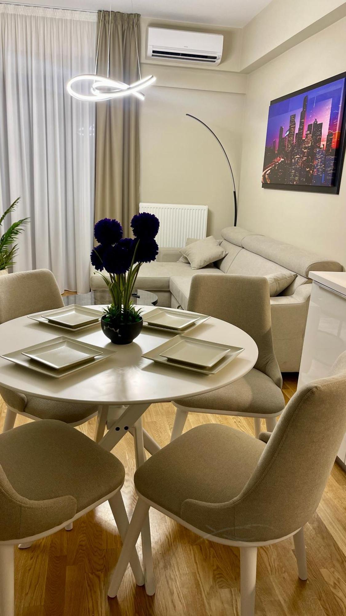 Diamond Of Skopje Luxury Apartment 18Th Floor Bagian luar foto
