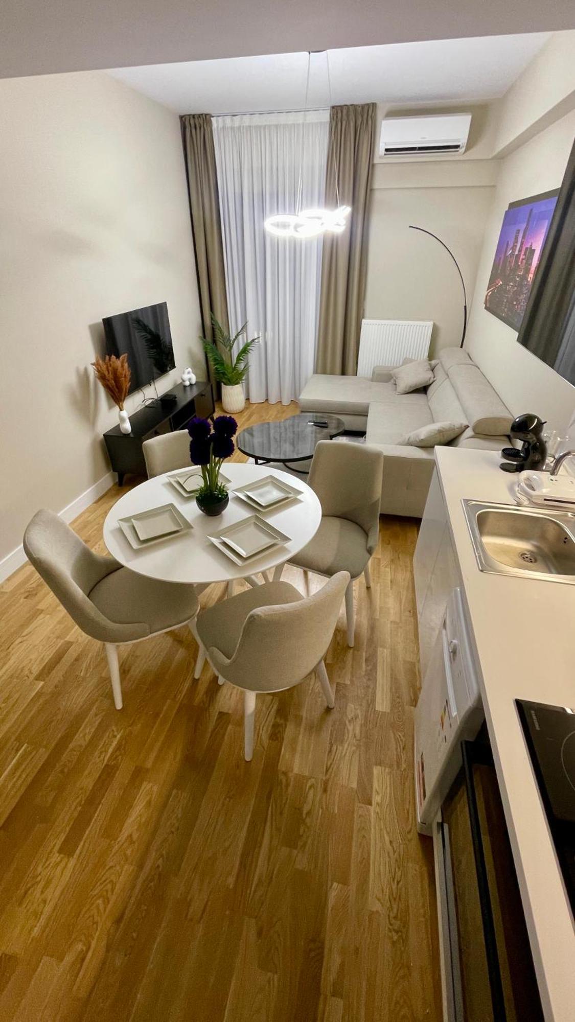 Diamond Of Skopje Luxury Apartment 18Th Floor Bagian luar foto